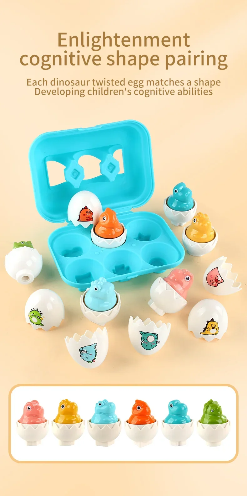 Huevos Montessori desmontables