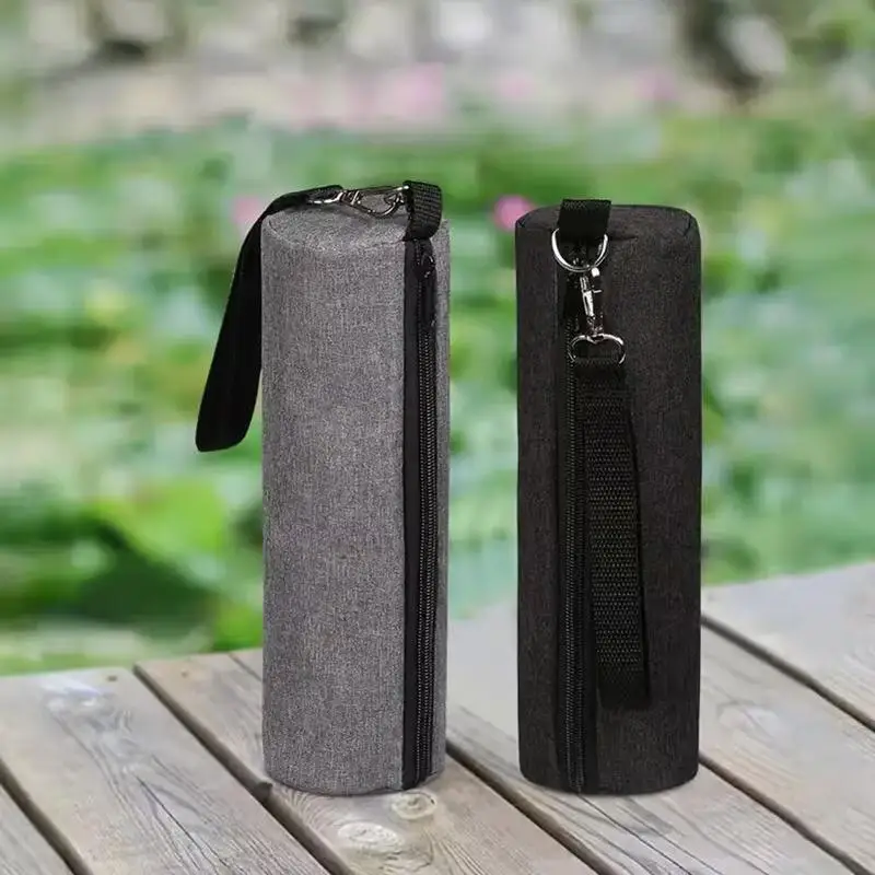Funda térmica para botellas a prueba de fugas en forma de tubo