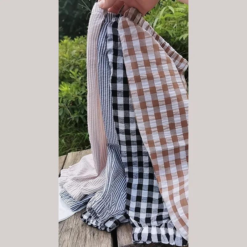 Pantalones antimosquitos a cuadros y rayas para niños - imagen 4