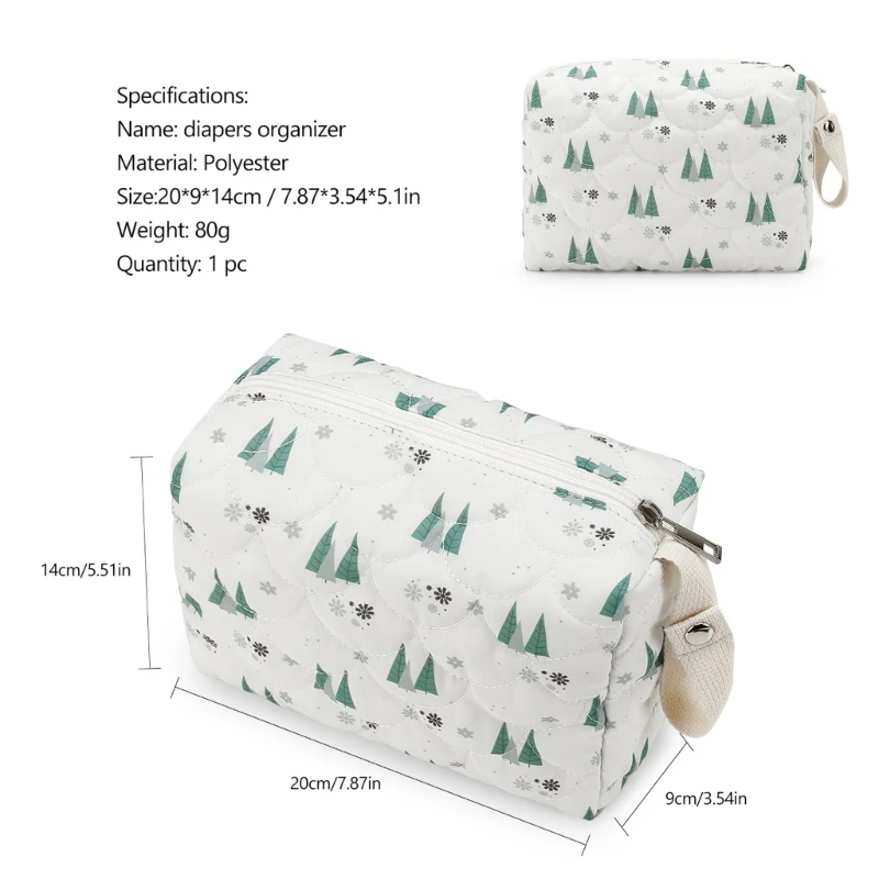 Bolsa de pañales impermeable colgante – Organizador elegante viaje