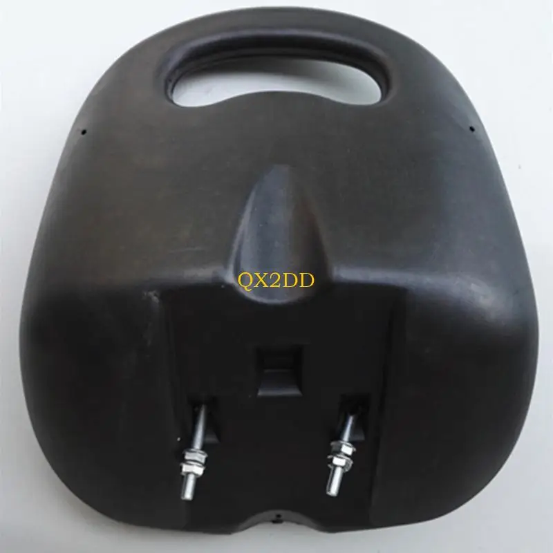 Vista frontal del asiento ergonómico