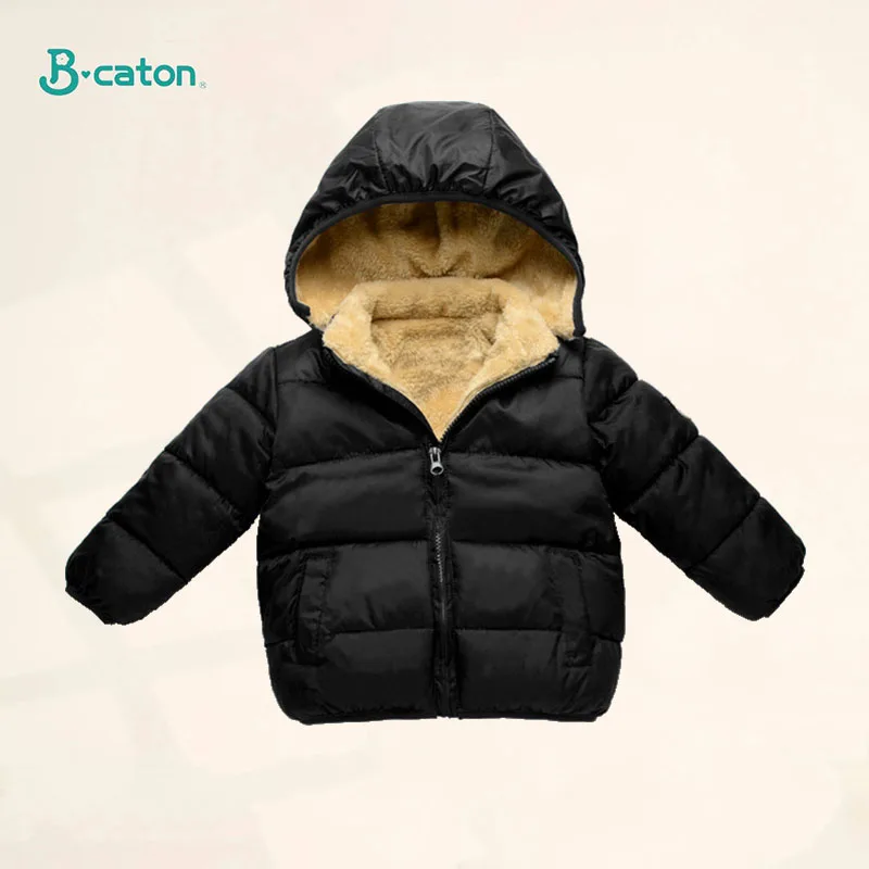 Chaqueta de plumón Cachemira para niños con capucha – Abrigo infantil - imagen 3