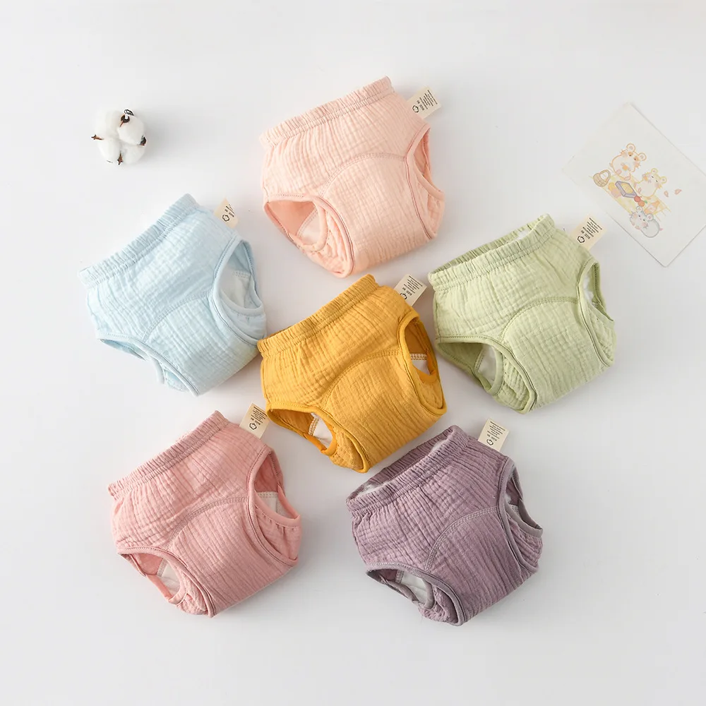 Pañal de tela lavable impermeable para bebé – Training pants de algodón - imagen 5