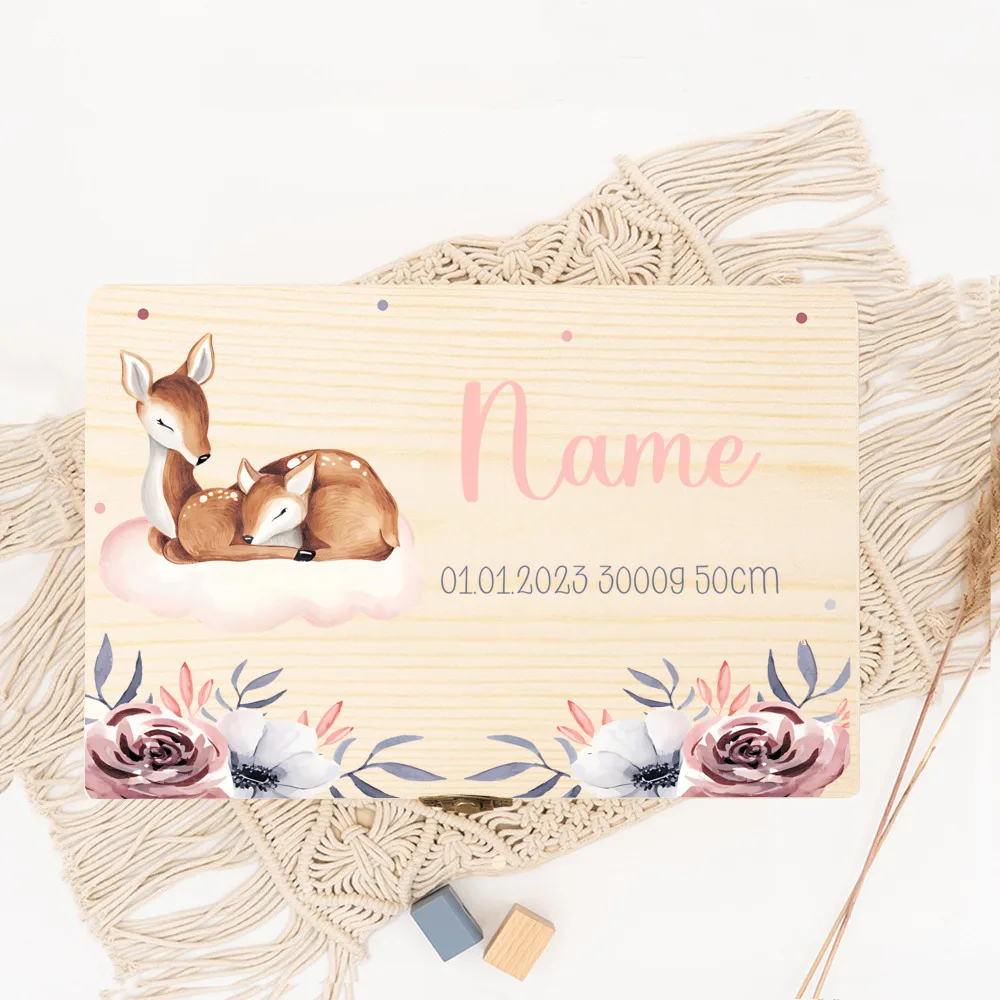 Caja de recuerdos personalizada para regalo