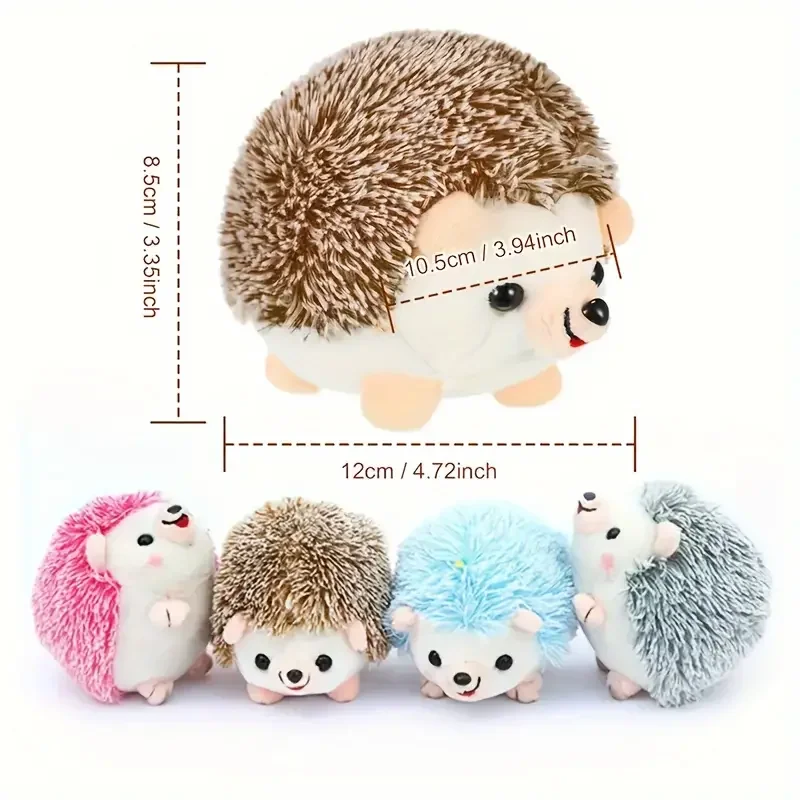 Llavero erizo de peluche para mochila escolar - imagen 4