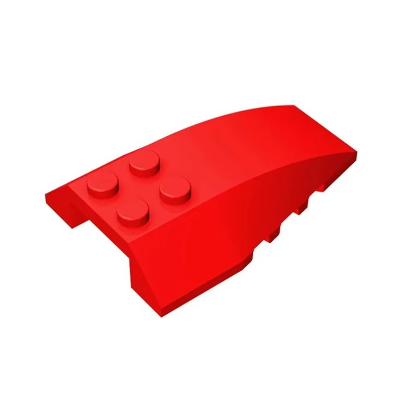 Piezas de construcción MOC en formato cuña curva 6x4