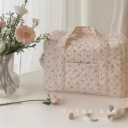 Bolso de maternidad bordado, gran capacidad y ligero para viaje