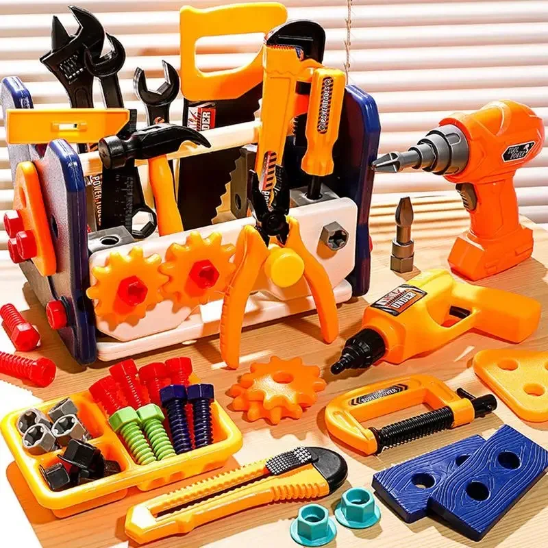 Juego de bloques de tornillo con herramientas para niños - imagen 4