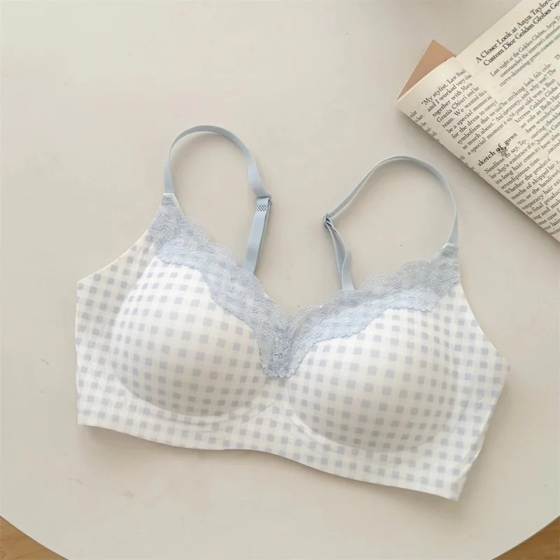 Ropa interior de encaje sin costuras ligera de verano para mujer - imagen 3