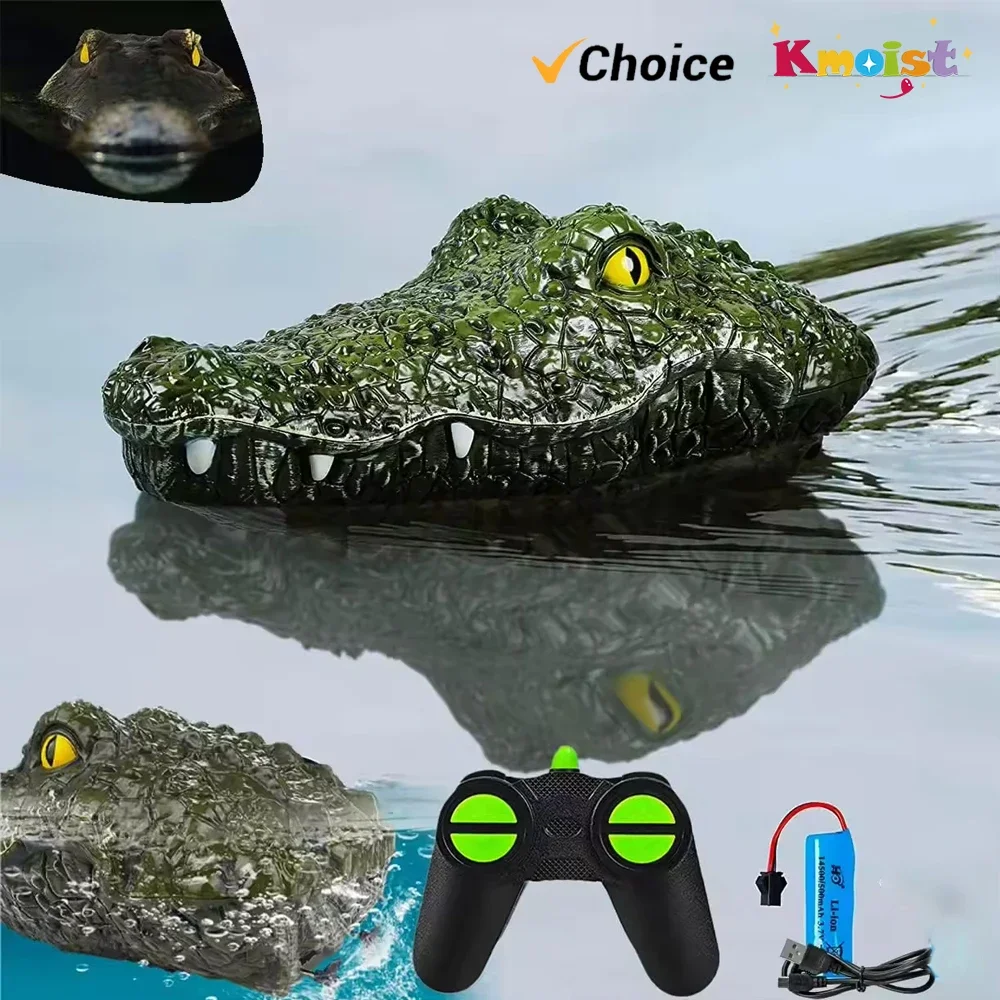 Juguete eléctrico de cocodrilo infantil con control remoto - imagen 4