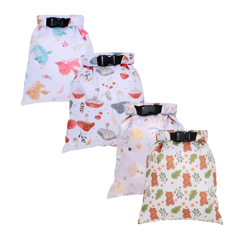 Bolsa de pañales impermeable doble uso seca y húmeda – Ecológica lavable