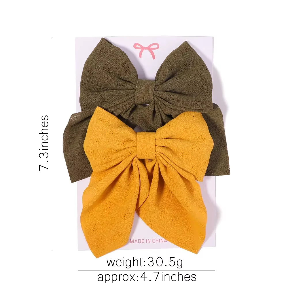 Conjunto Sweet – Pinzas y horquillas con lazos para pelo de niña - imagen 2
