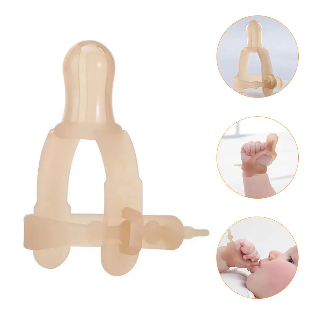 Protector de dedos para bebés de silicona para pulgar