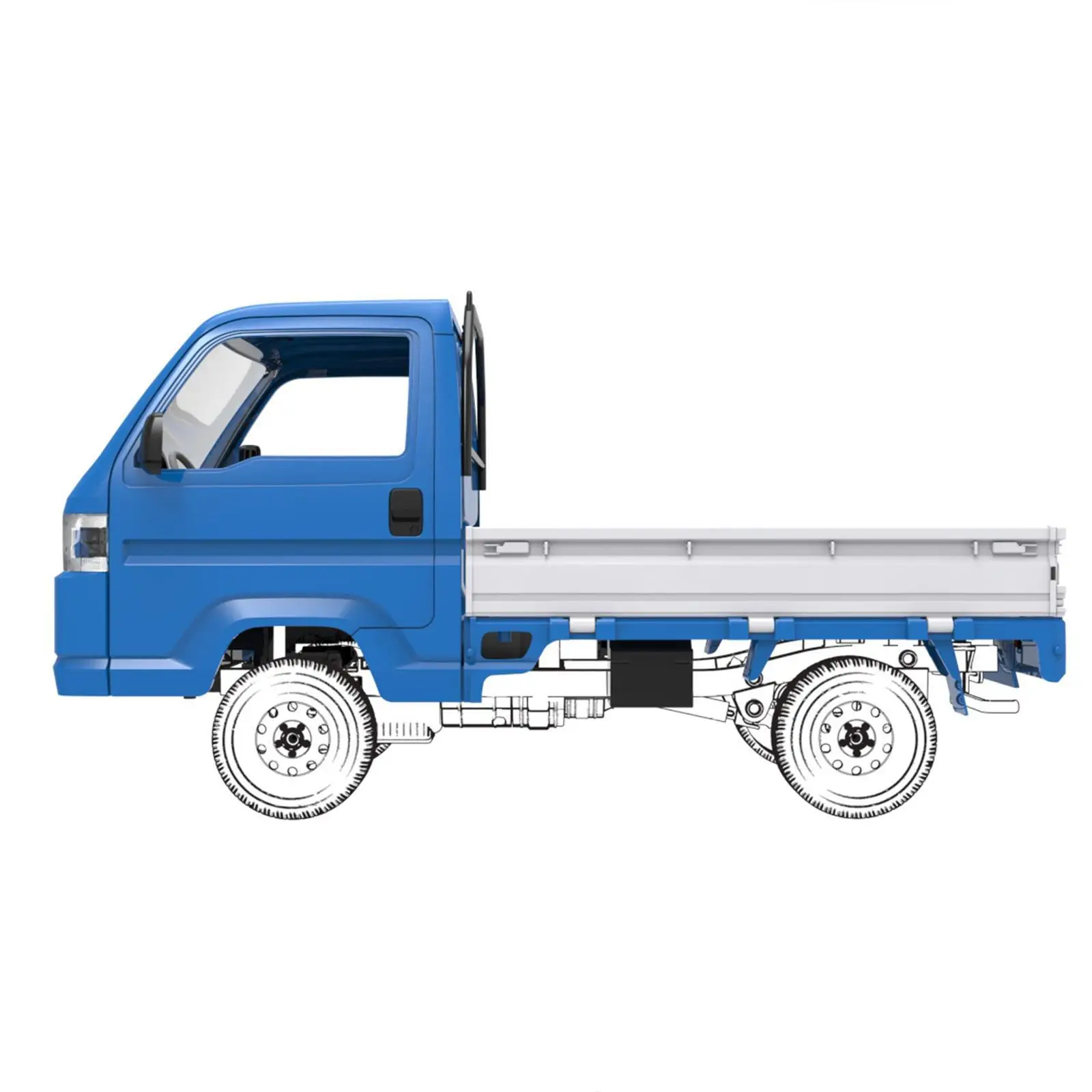 Piezas de repuesto para carrocería RC WPL D12 y WL01