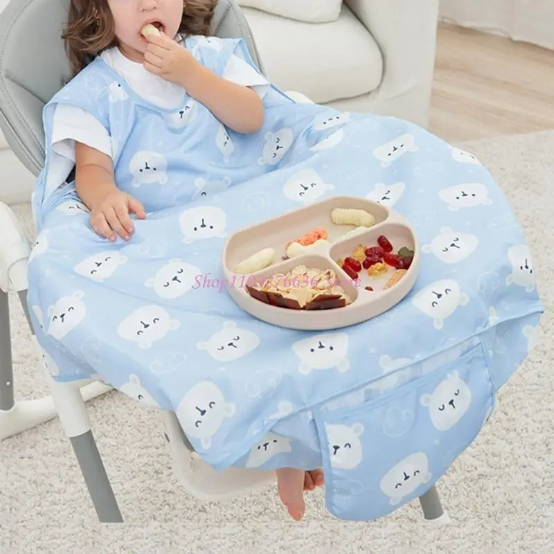 Babero impermeable sin mangas para bebé, ideal en comidas - imagen 3