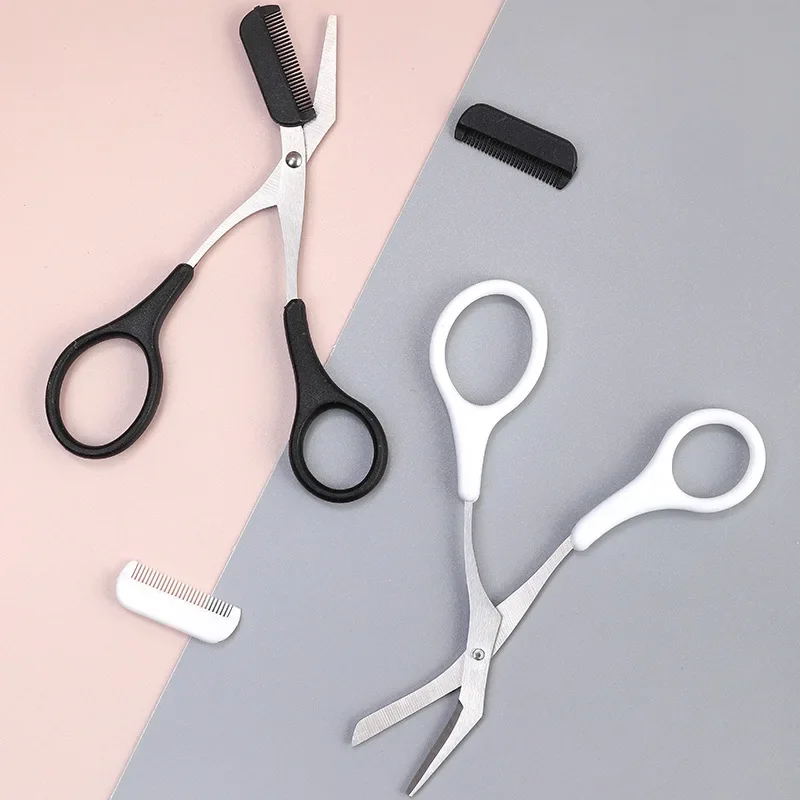 Tijeras para cejas Karsyngirl con peine y recortador seguro - imagen 2