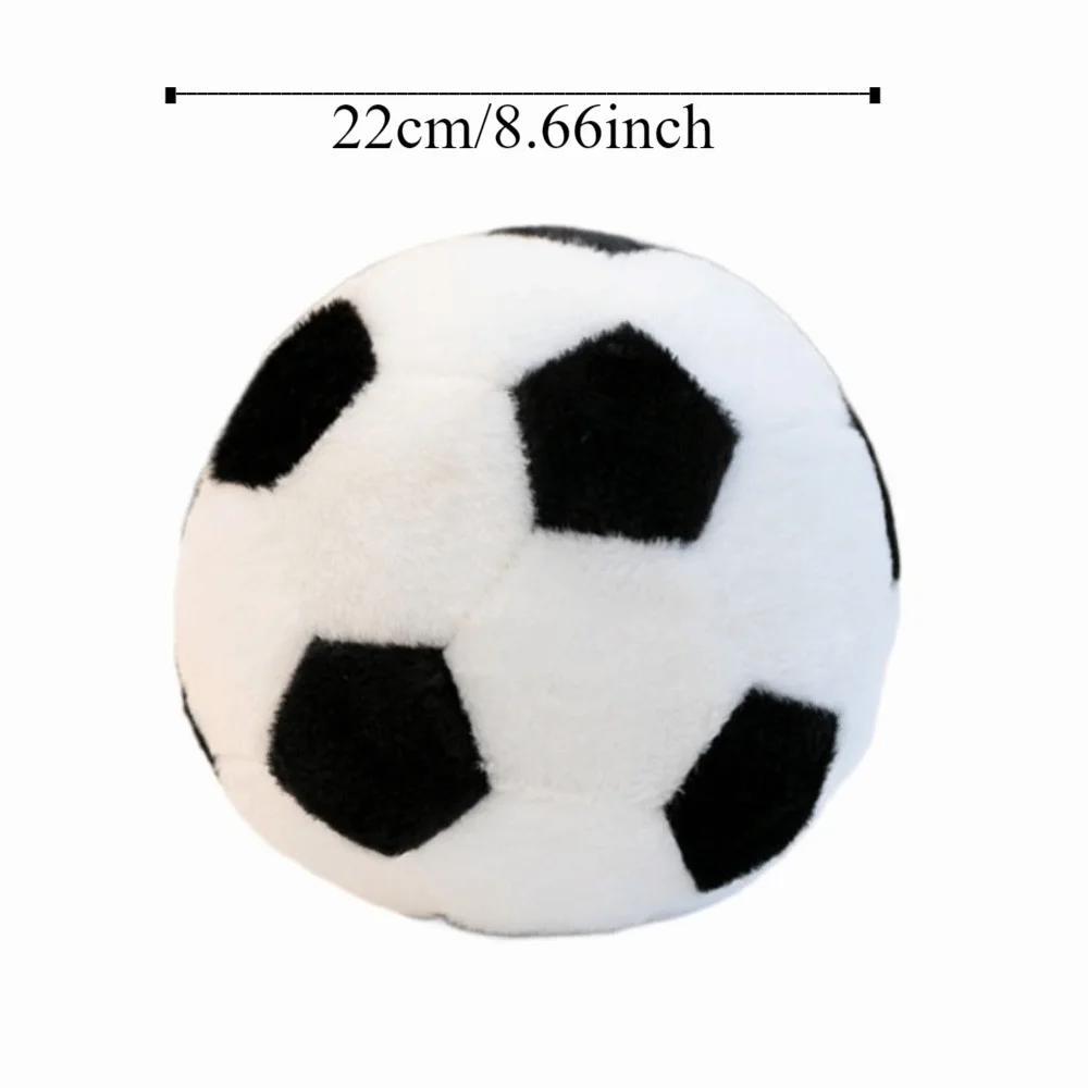 Peluche balón de fútbol redondo suave tipo almohada para niños - imagen 5