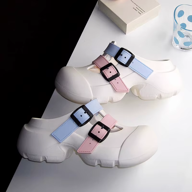 Zapatillas plataforma estilo coreano para niñas Mary Jane gruesas - imagen 4
