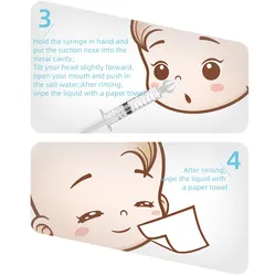 Aspirador nasal para bebé con limpiador y accesorios esenciales