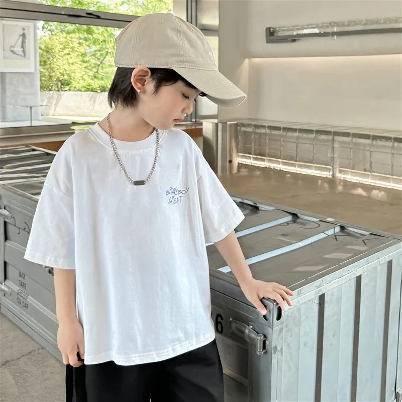 Camisetas holgadas de algodón para niños – estilo coreano - imagen 5