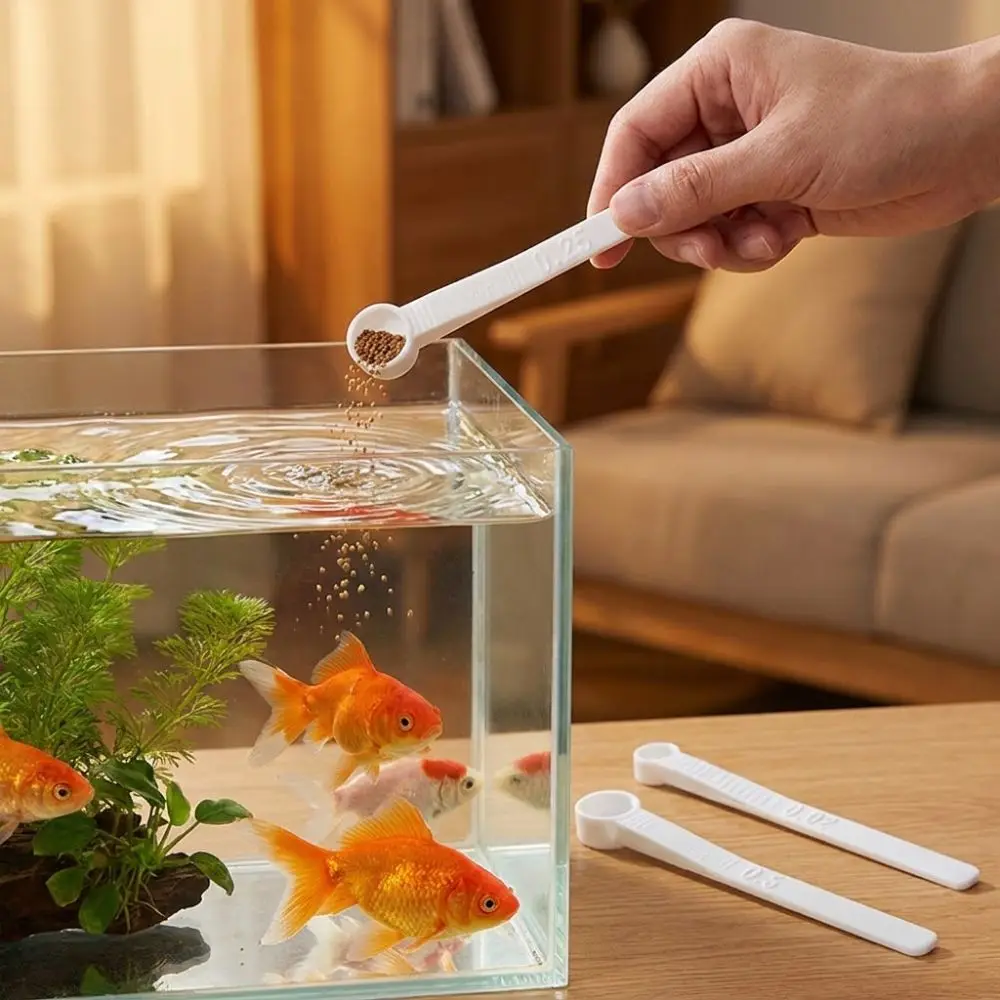 Cucharas medidoras para peces con mango largo y escala precisa - imagen 2