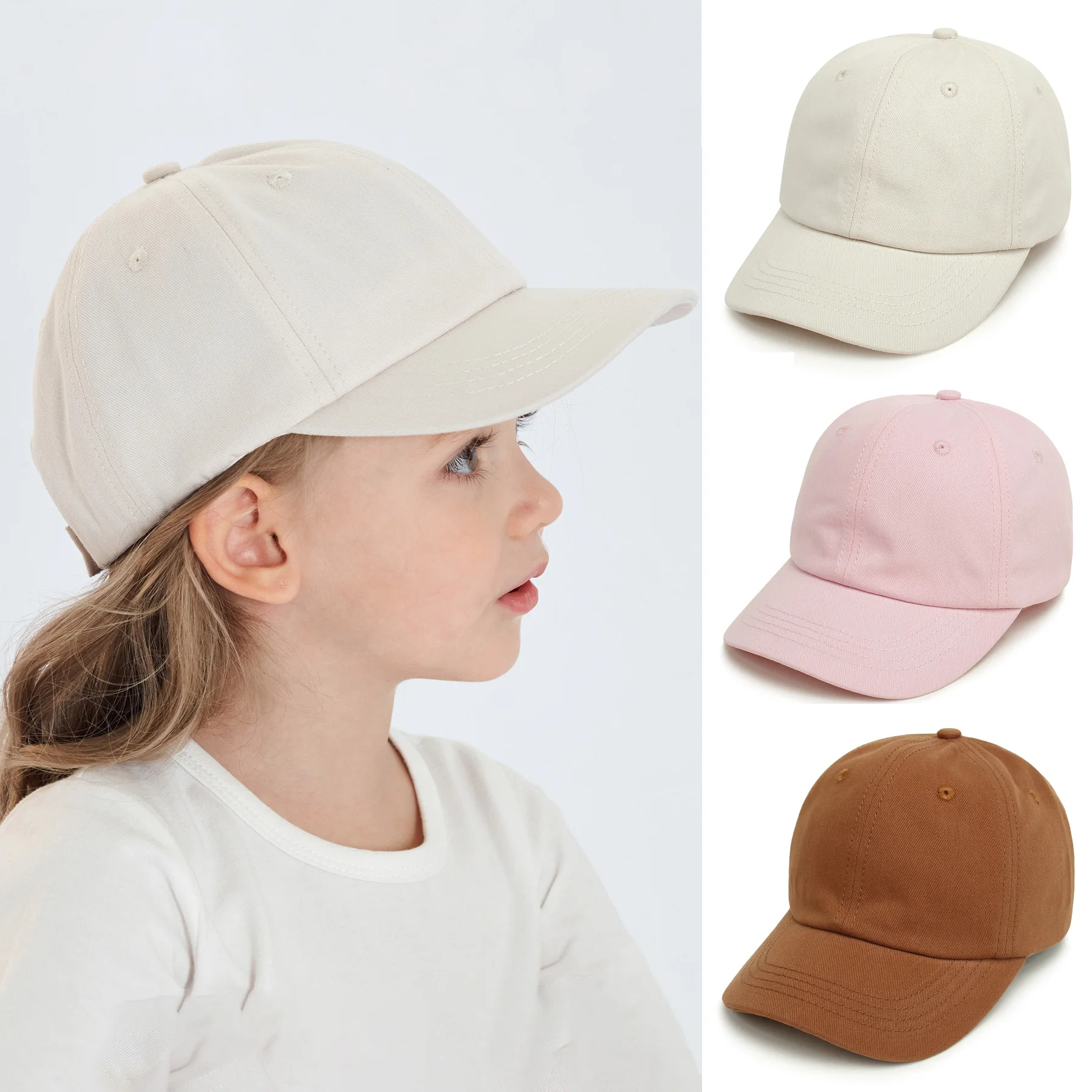Gorra de béisbol para bebé ajustable – Sol niña 8M-5Y