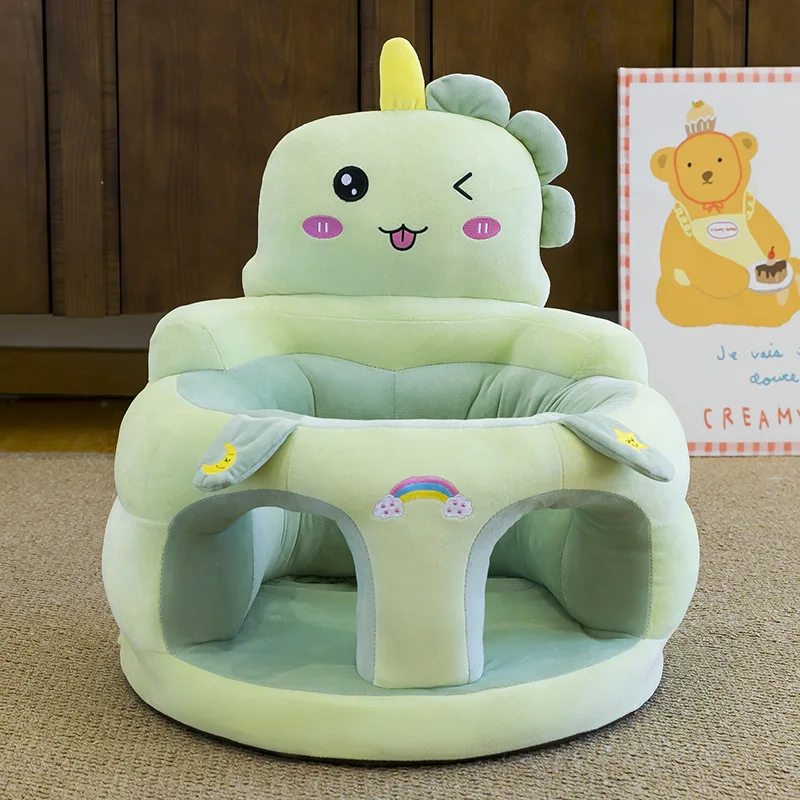 Silla de aprendizaje para bebés en felpa con dibujos animados - imagen 3