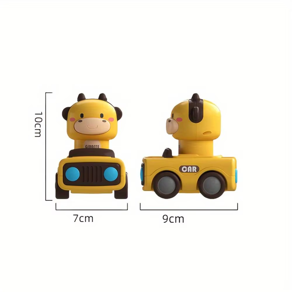 Coche de juguete interactivo para bebés con empuje y fricción - imagen 4