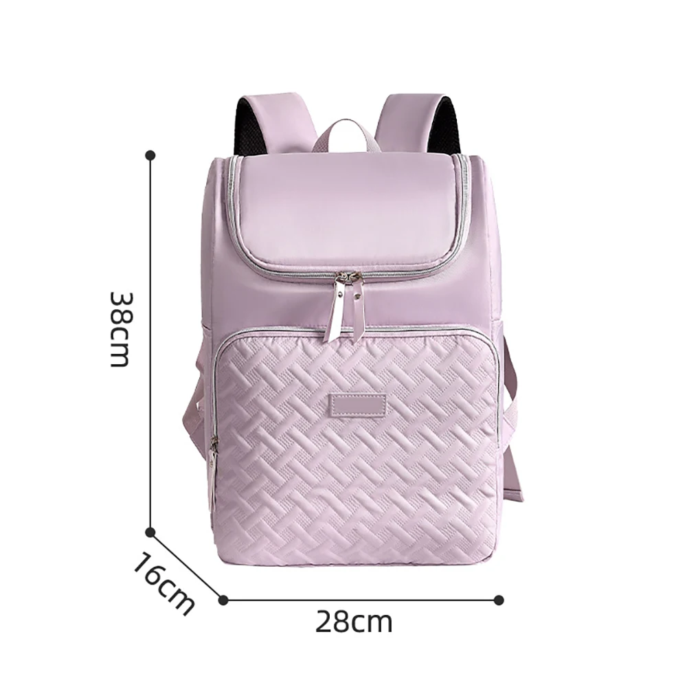 Bolsa de pañales impermeable con compartimentos seco-húmedo