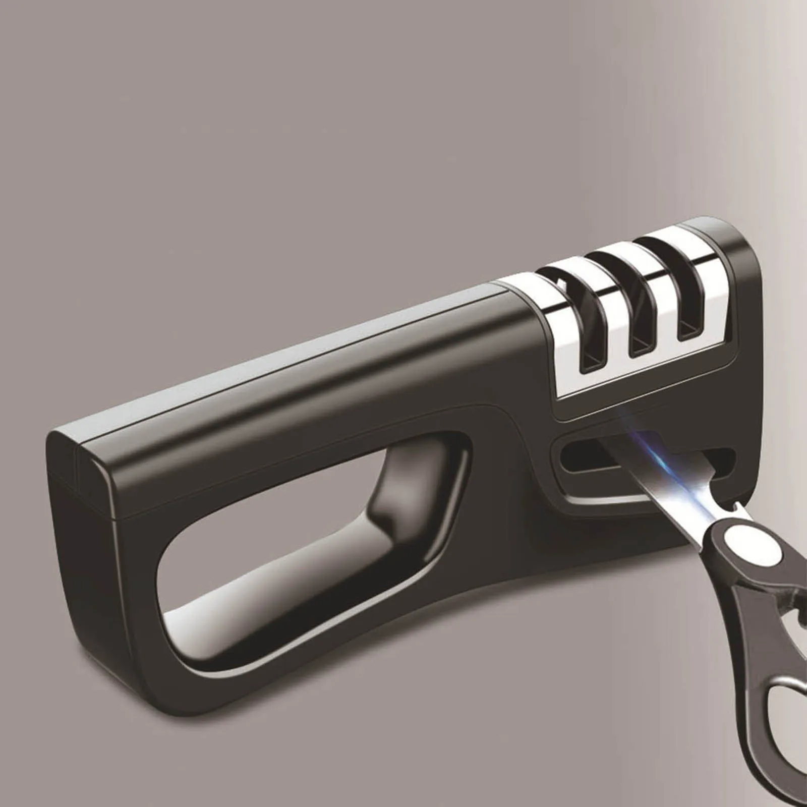 Afilador profesional de cuchillos con piedras cerámicas y tungsteno - imagen 4