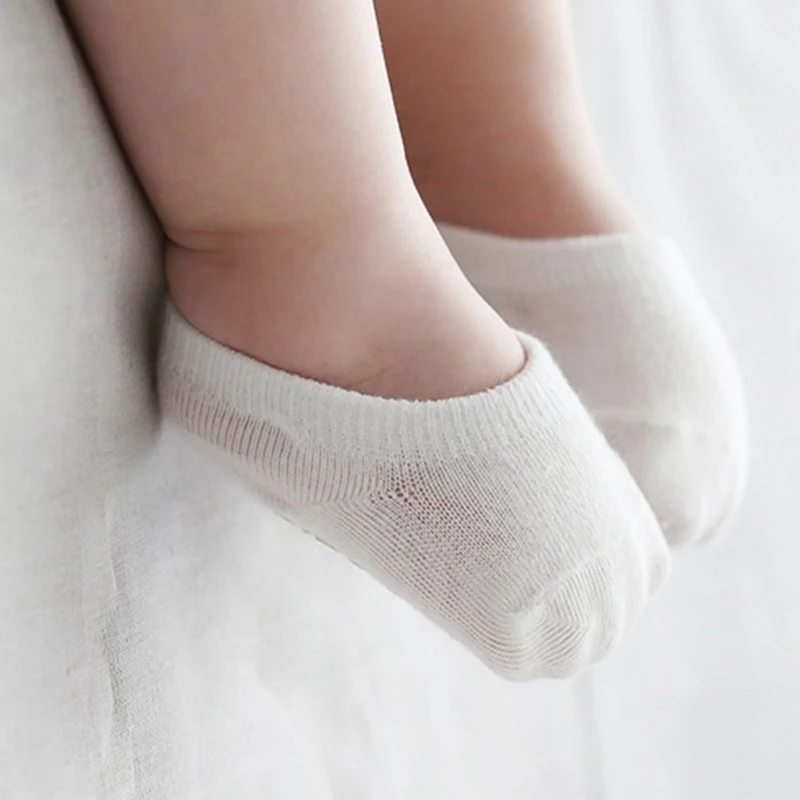 Candy calcetines de suelo bebé algodón para primeros pasos 1-3 años