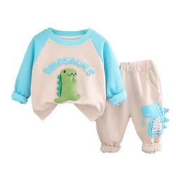 Conjunto infantil de primavera para niño: camiseta y pantalón