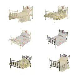 Cama de muñecas en miniatura: decoración de dormitorio