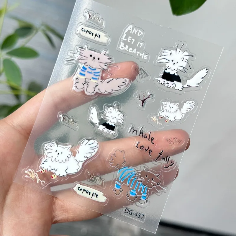 Pegatinas de gato resistentes al agua para móvil y tablet - imagen 4