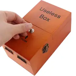 Caja de madera electrónica inútil juguete infantil divertida