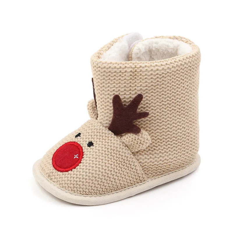 Botas de bebé antideslizantes cálidas para primeros pasos en invierno - imagen 2