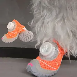 Zapatillas para perros transpirables reflectantes antideslizantes