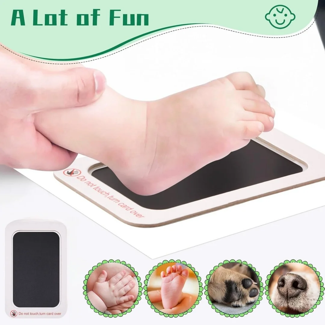 Kit completo para huellas de bebé y mascota