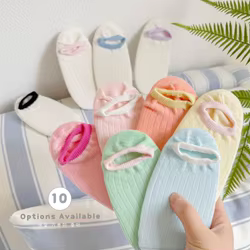 Set de 4 pares de calcetines tobilleros para niños - algodón suave
