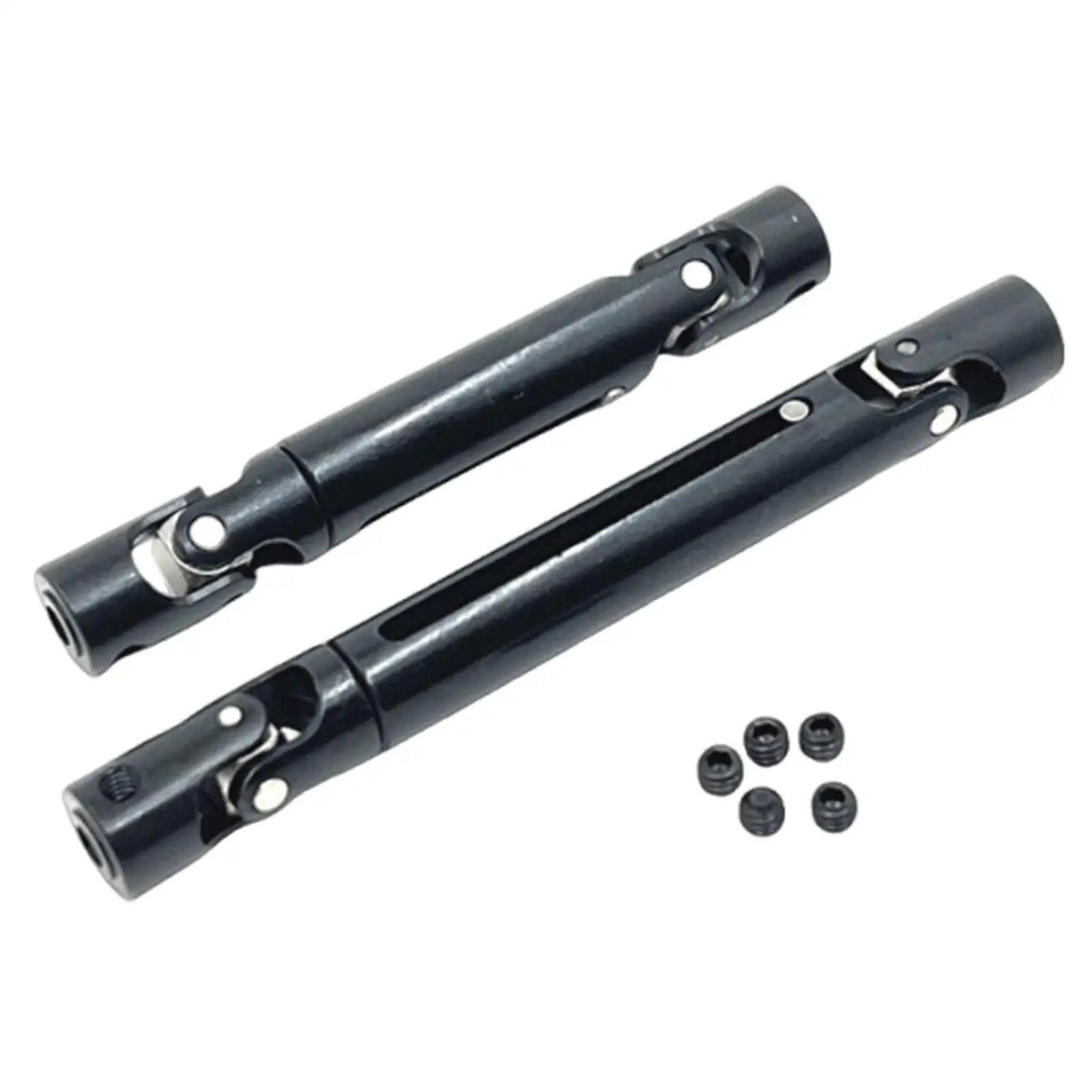 Eje de transmisión RC ligero de acero negro para reparaciones