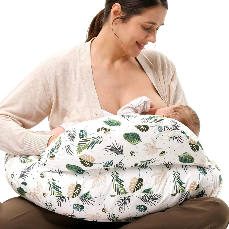 Almohada de lactancia multifuncional desmontable para embarazo y bebé