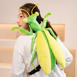 Mochila infantil creativa de peluche insectos libélula y mantis