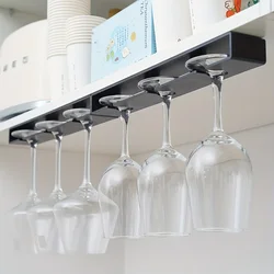 Estante colgante invertido para copas de vino - acero inoxidable