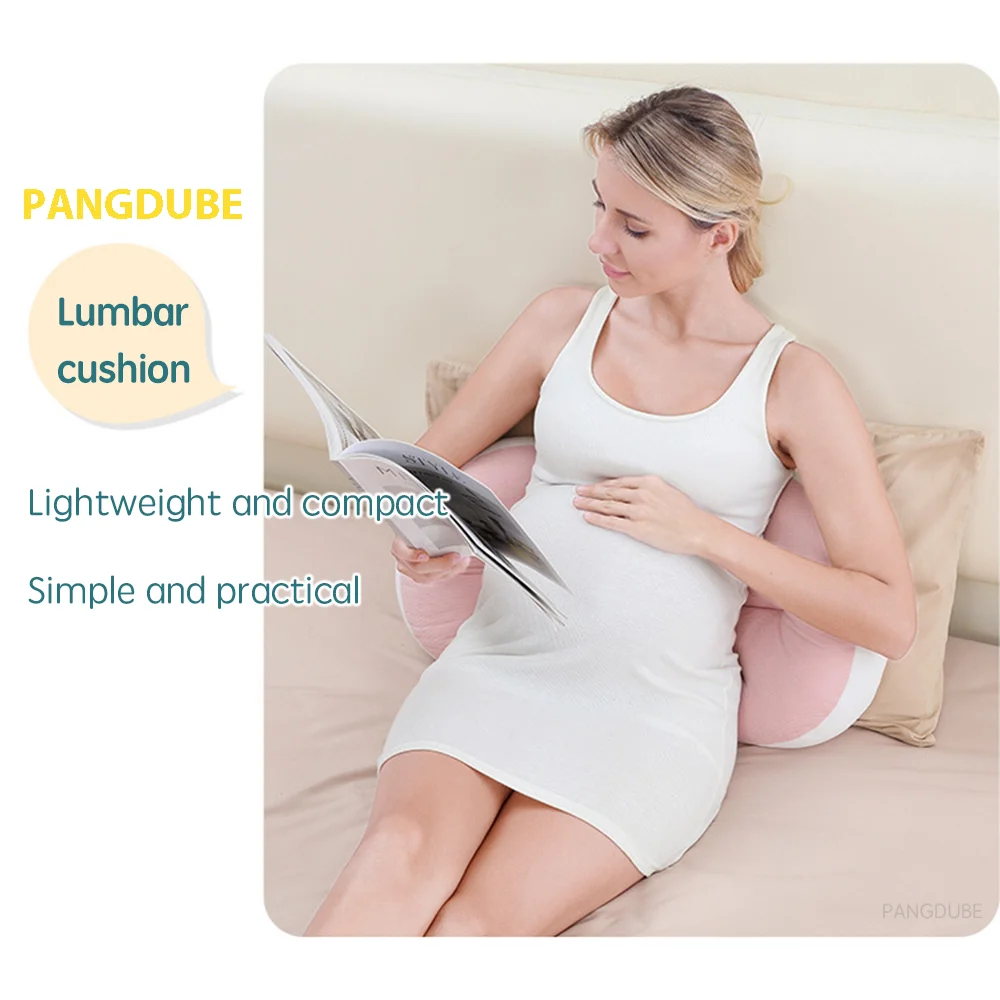 PANGDUBE almohada de embarazo algodon para dormir con cintura - imagen 3