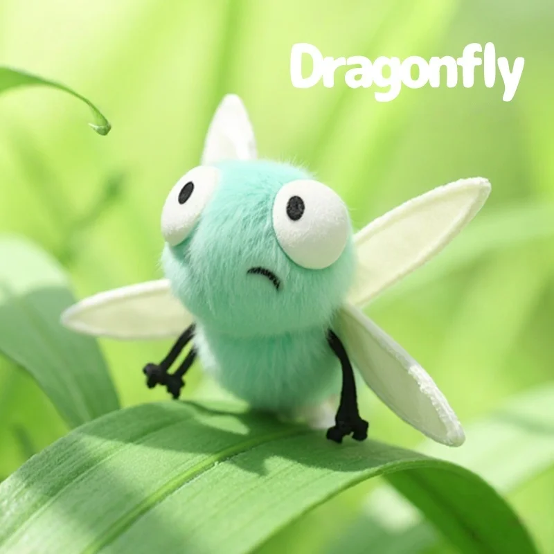 Peluche libélula jardín de dibujos animados suave