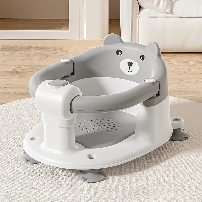 Silla de baño infantil antideslizante para ducha y bañera bebé - imagen 2
