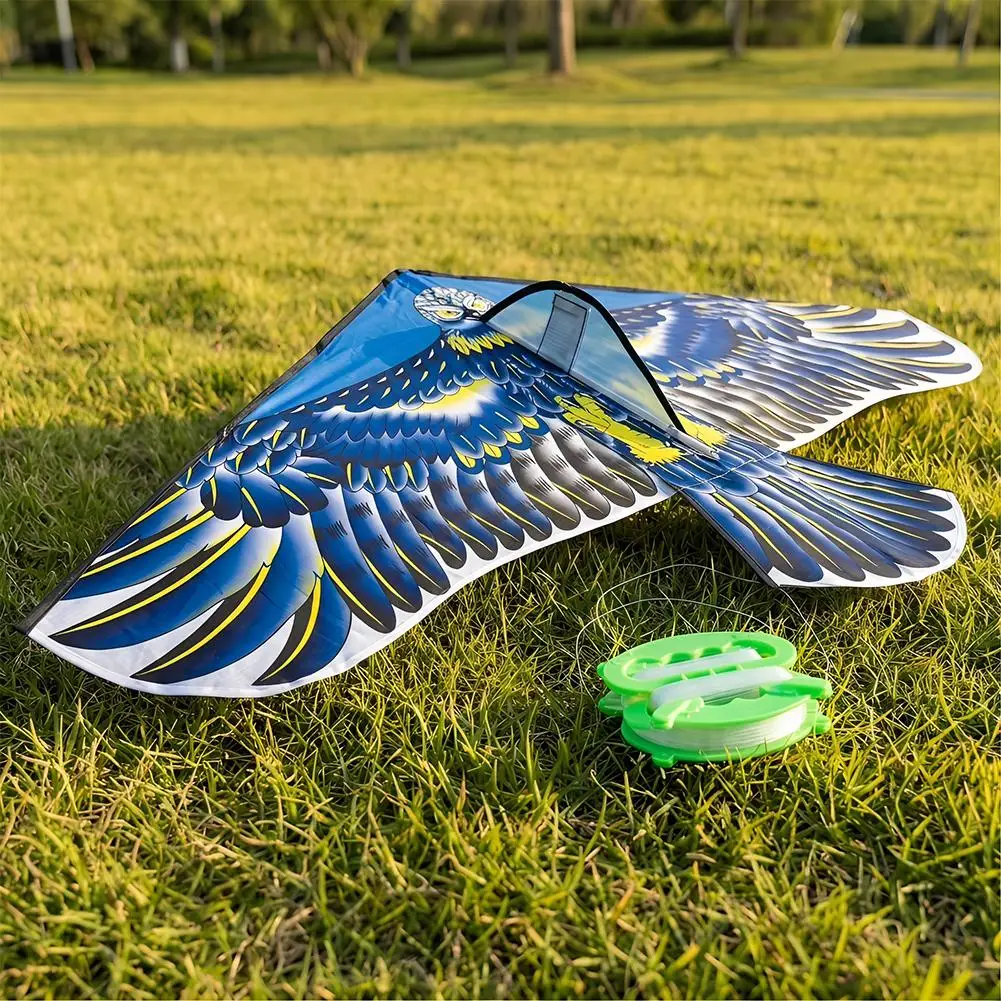 Espantapájaros de águila tipo cometa Papálla para jardín a cuadros - imagen 3