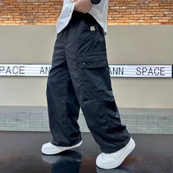 Pantalones de verano anchos para niños: hip-hop sólido informal