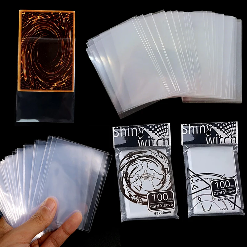 Fundas transparentes protectoras para tarjetas Idol, resistentes