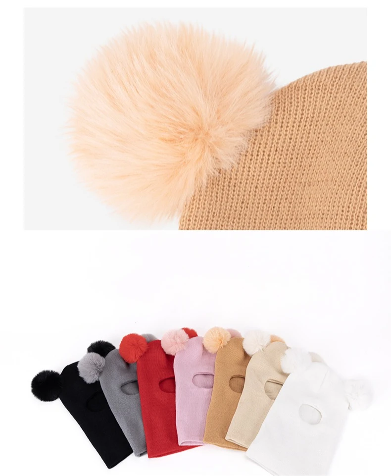 Gorro infantil en uso